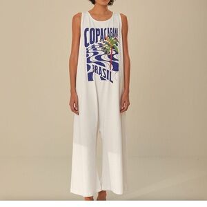 Farm Rio Copacabana White Jumpsuit